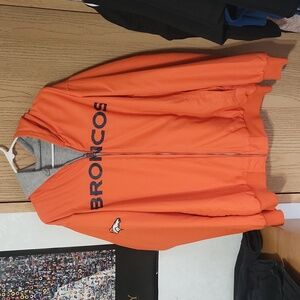 Denver Broncos reversible zip up hoodie